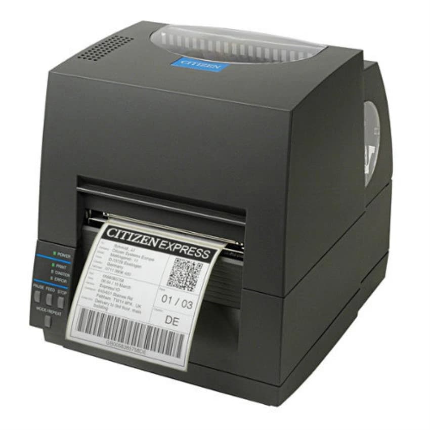 CITIZEN CL-S621 Industrial Desktop, Resolution: 203 DPI (8 dots/mm), Max. Print Width: 4 inches