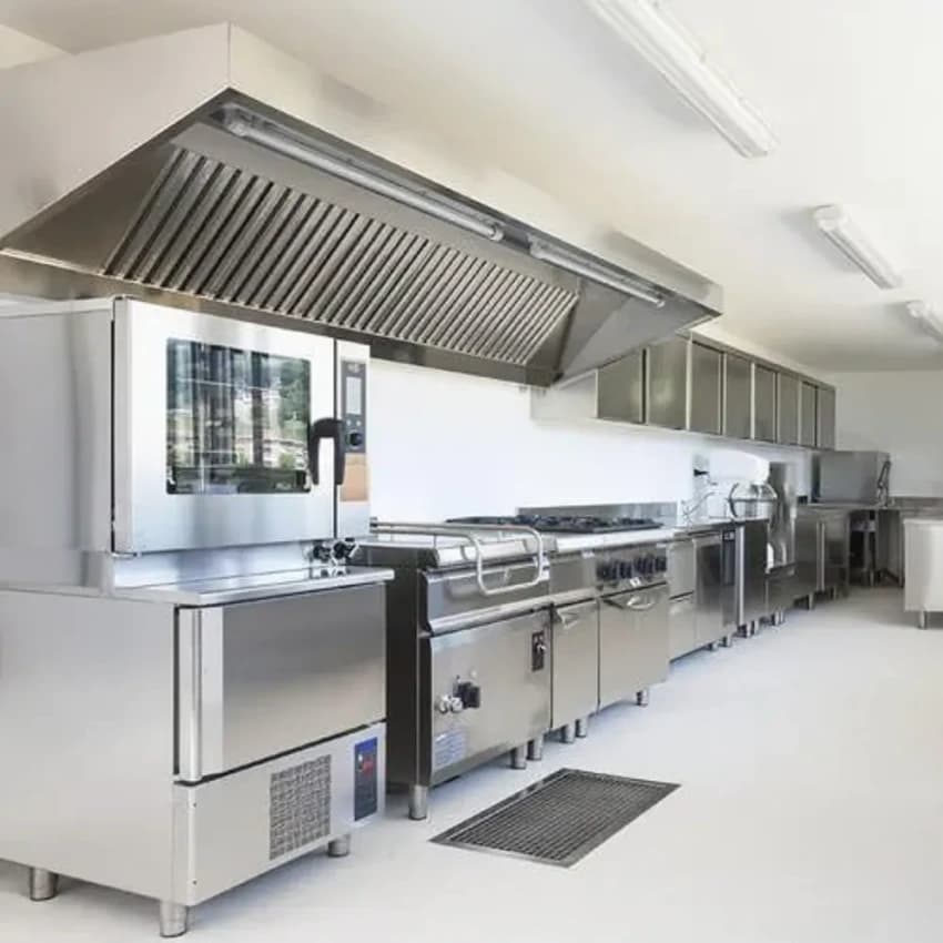 Stainless Steel Silver Kitchen Exhaust Systems, 230 Volt