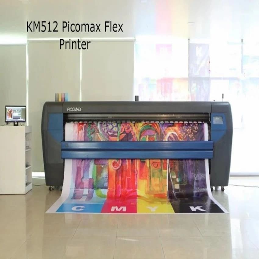 KM512 Picomax Flex Printer