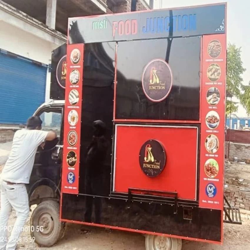 Petrol Mild Steel Food Van