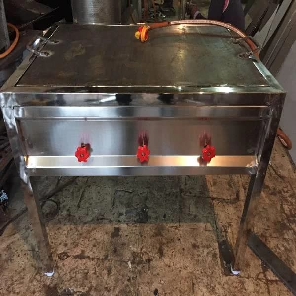 Chapati Plate cum puffer, Stainless Steel