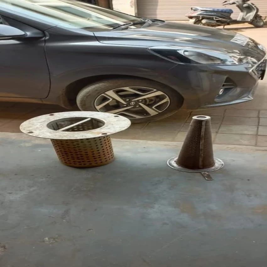 Stainless Steel Conical Strainer, Capacity(Inch): 4 inch