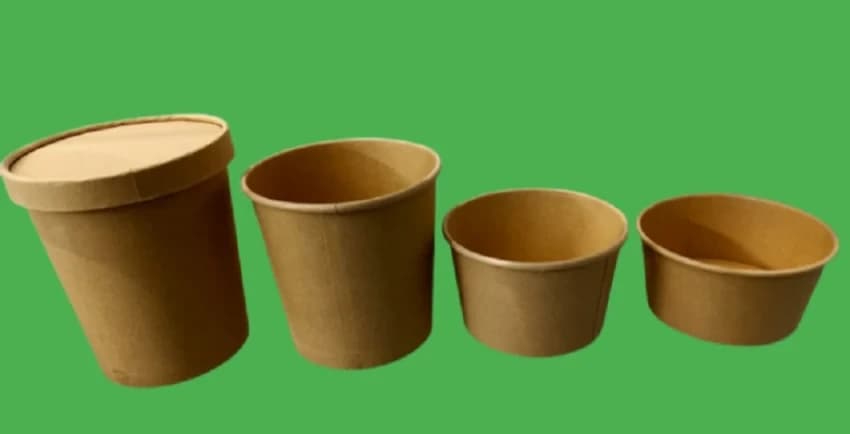 Kraft Paper Food Container, Capacity: 250 mL