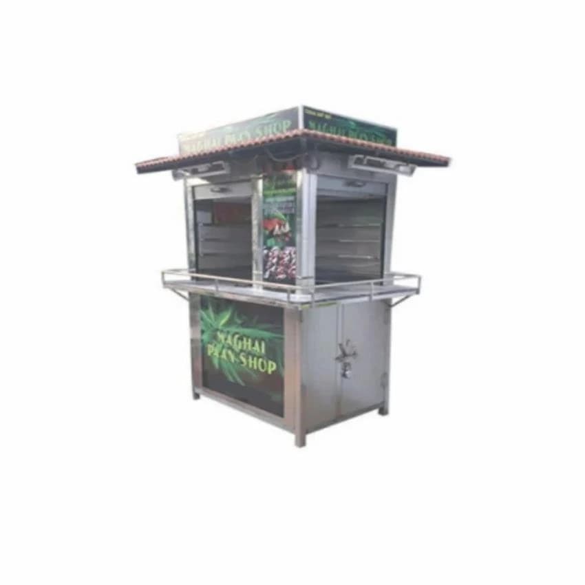 4 Pieces Steel counter paan, For Hotel