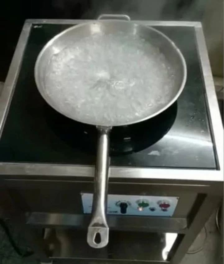 Steel Induction Cooktop With Push Button