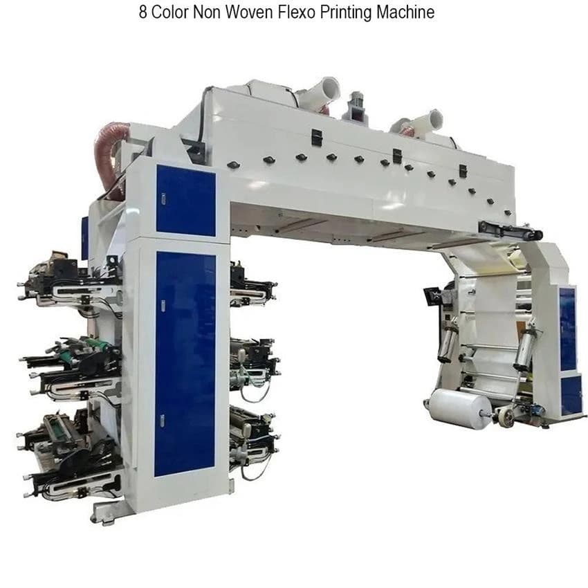 PNRM 8 Color Non Woven Flexo Printing Machine