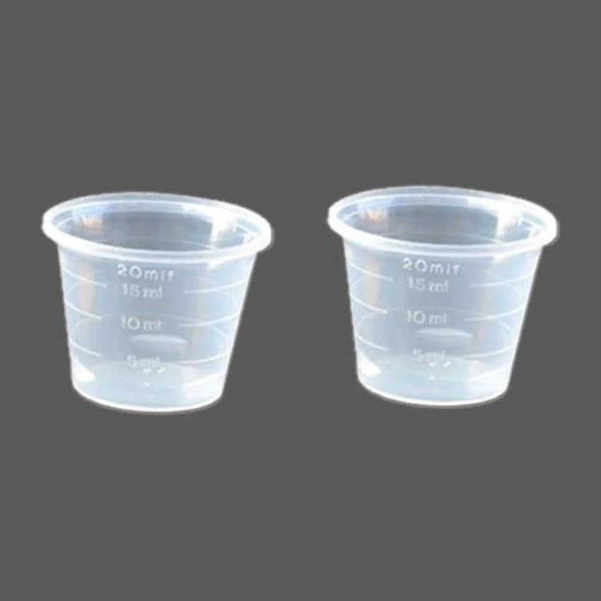 Multicolor Medicine Pharmaceutical Plastic Measuring Cups, For Industrial, 25