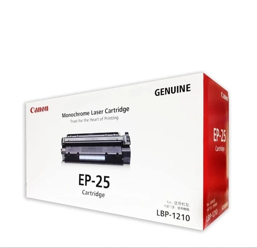 Black Canon Ep 25 Toner Cartridge For Use Lbp 1210., Compatible