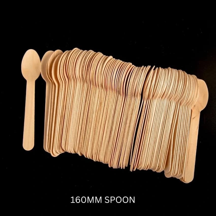 160mm Wooden Spoon