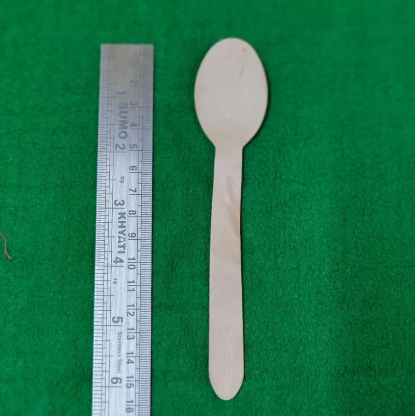 160mm Disposable Wooden Spoon, For catering