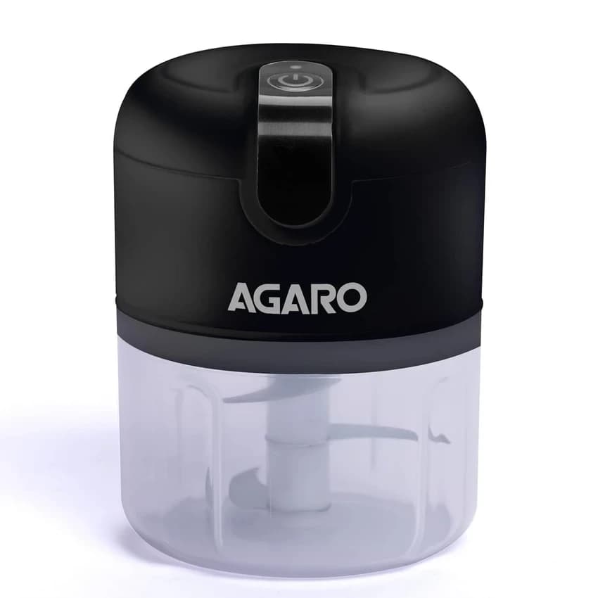 AGARO Elite Rechargeable Mini Electric Chopper, Food Grade Bowl, Stainless Steel Blades