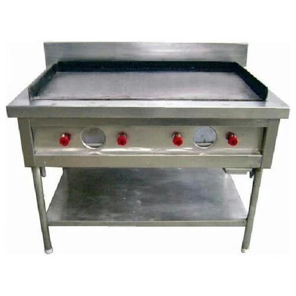 Silver Stainless Steel Dosa Griddle Plate Counter