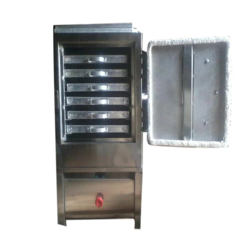 Stainless Steel SS Live Steam Dhokla/ Idli Maker, Machine Type: Semi-Automatic, Capacity: 6 Tray