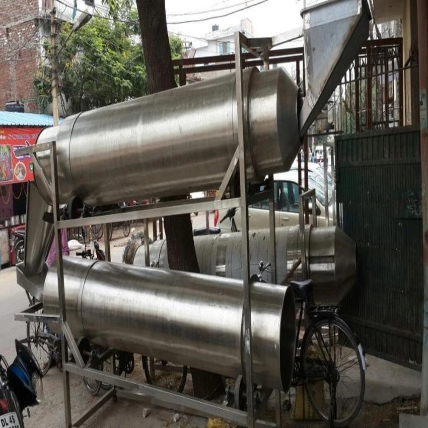 Automatic Roaster with Flavoring Machine, For Industrial