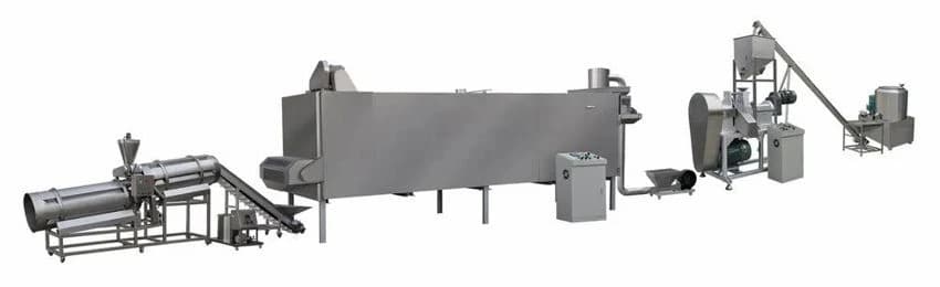 Three Fully Automatic Kurkure Conveyor Line for Food Packaging