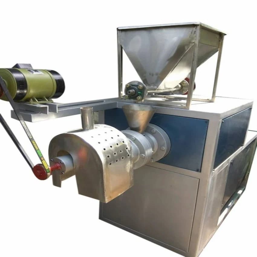 Namkeen Fafda Corn Puff Snack Extruder Machine, 25, Capacity: 100 kg /H