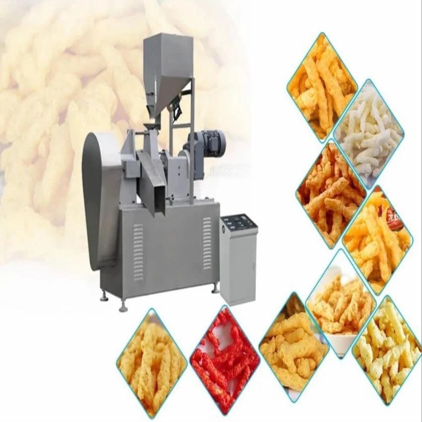3 Phase 30 KW Puffed Snacks Extruder Machine, 25 KW