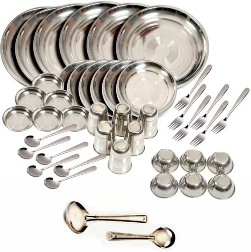44 Pcs Stainless Steel Dinner Set