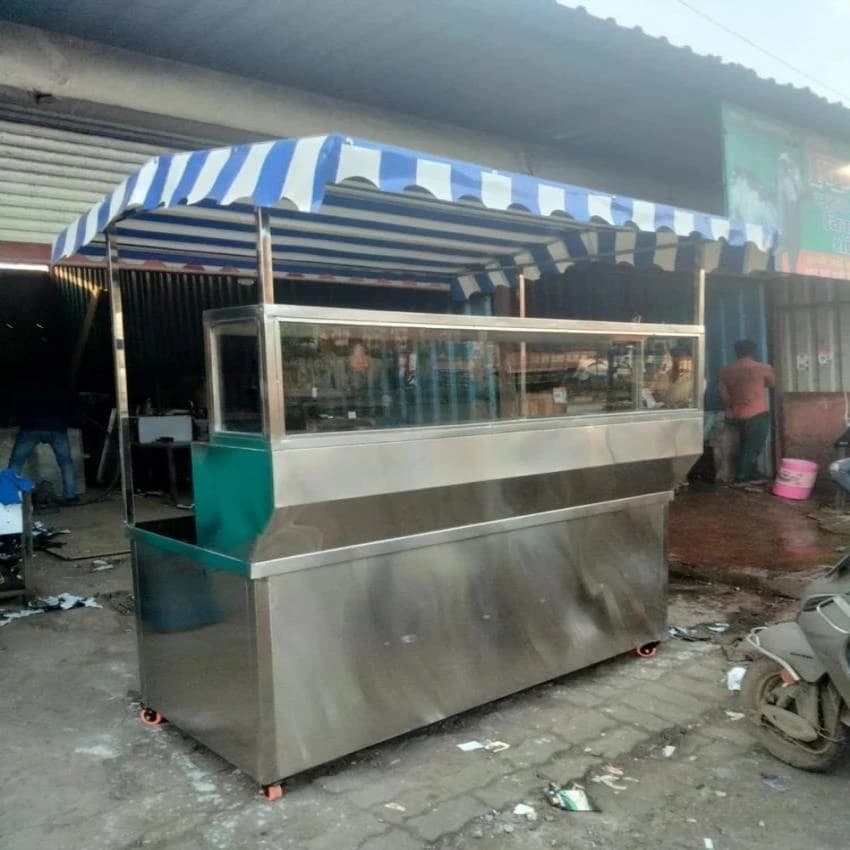 Stainless Steel Vada Pav Counter
