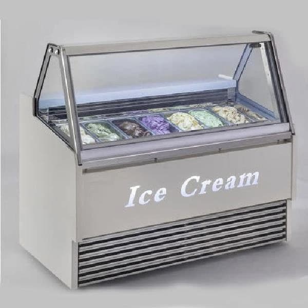 Stainless Steel Ice Cream Display Counter