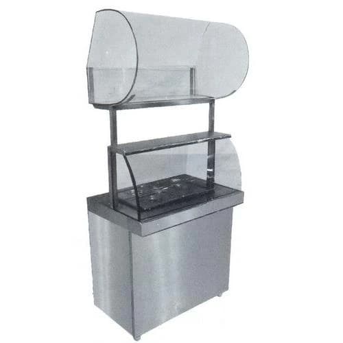 Silver Stainless Steel Pani Puri Counter, For Commercial