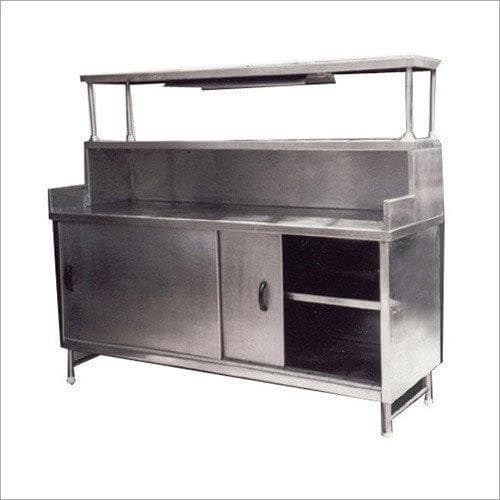 Stainless Steel Pick Up Counter, For Restaurant