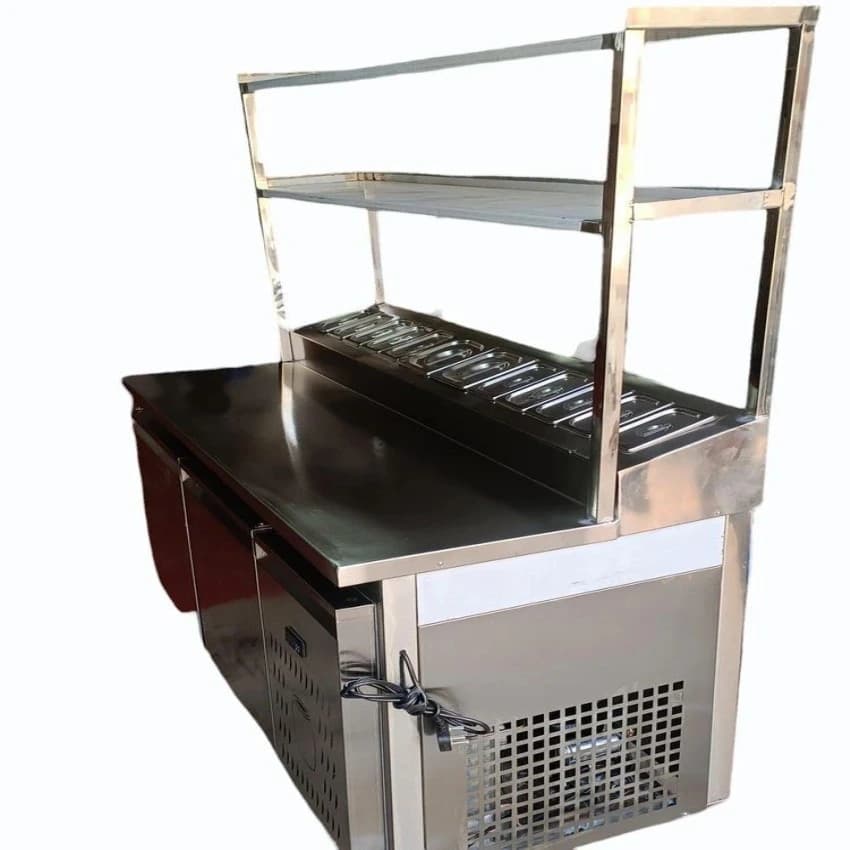 Stainless Steel Pizza Makeline