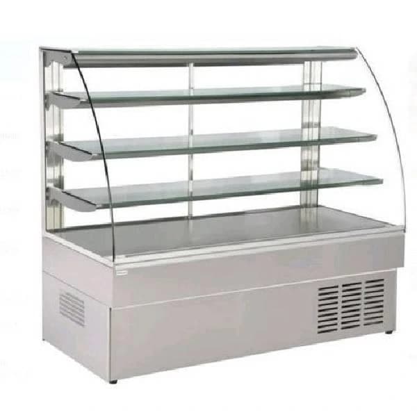 Grey Metal SS Display Counter, For Restaurant
