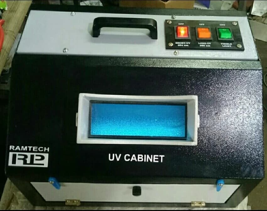 Wooden and steel UV Inspection Cabinet Long Wave