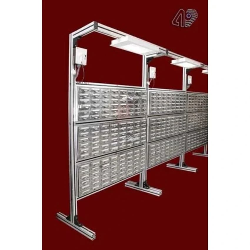 Abhay Products Rectangular Locker Drawer Cabinet