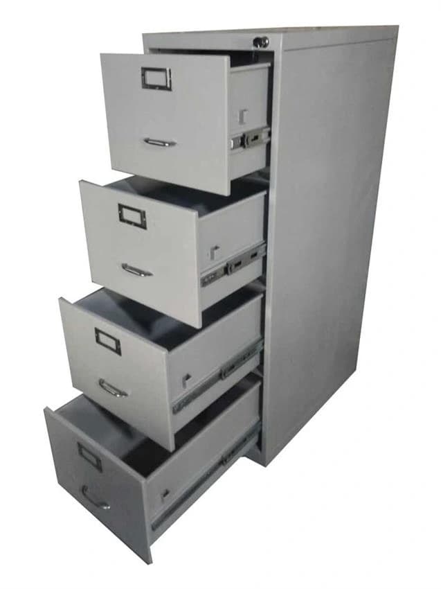 Gray Mild Steel Ms File Cabinet, Size: 54x26x18inch