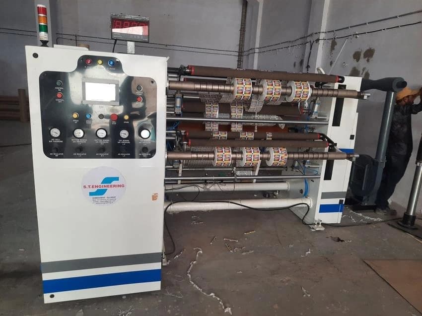 Automatic High Speed Cantilever Slitting Machine For Film Cutting, 300 Mtr/Min