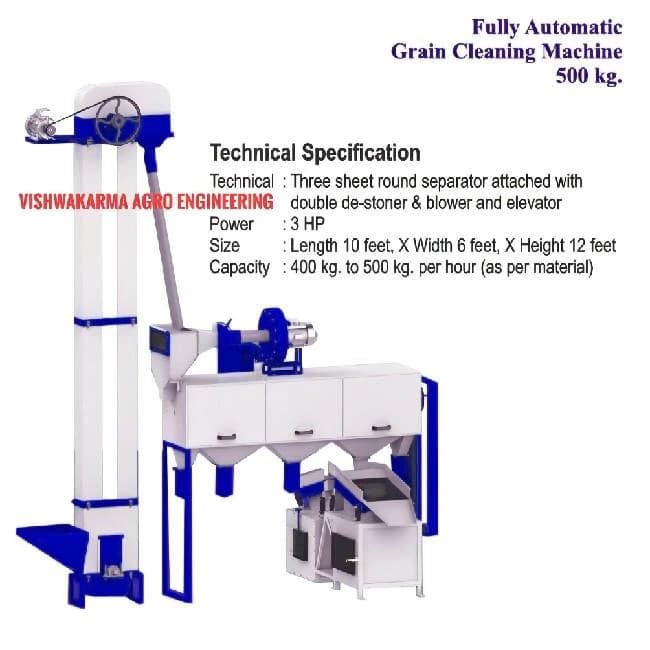500kg-SEED CLEANING MACHINERIES