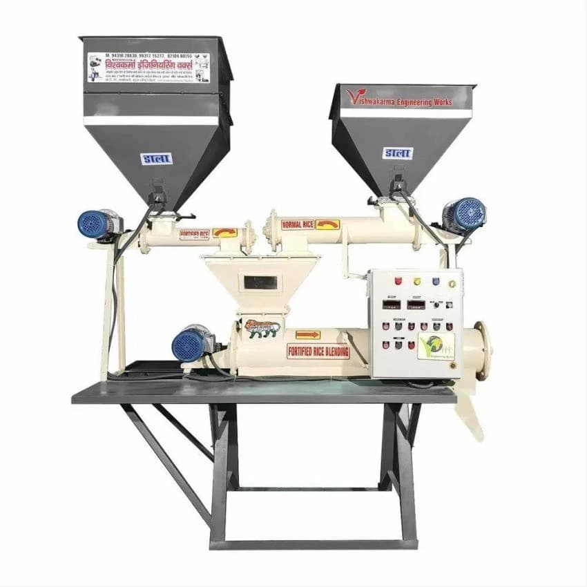 Stainless steel Fortifide Rice Mixture Machine, Automation Grade: Automatic
