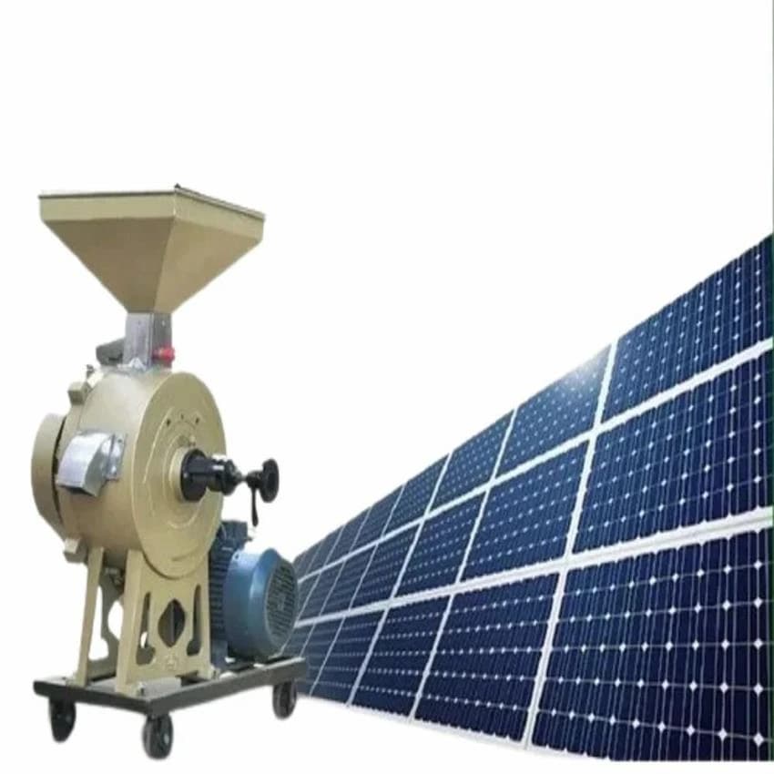 Semi-Automatic 10HP Solar Atta Chakki