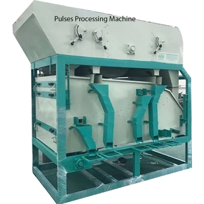 Automatic Pulses Processing Machine, Three Phase, 4 Ton/Hour