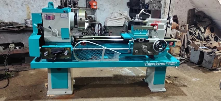 Center Lathe Machine, Cone Pulley, 500 mm