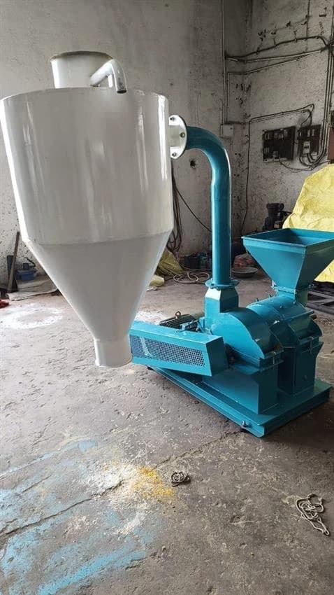 Automatic Rice Husk Pulveriser Machine, Three Phase, Capacity: 30-35 kg/Hr