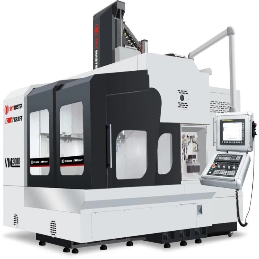 SKYMASTER VM2018A Double Column Vertical CNC Machine, Z - Axis Travel: 800mm