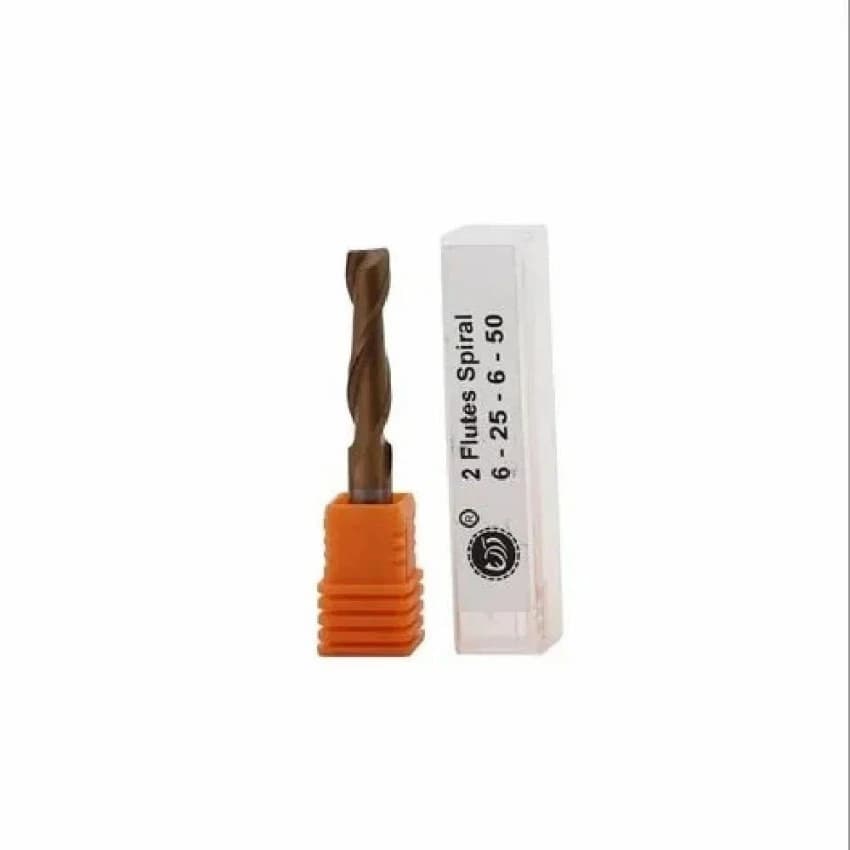 Steel CNC Router Bit 6mm End Mill- Ball Nose for Wood Engraving, 2 Inch