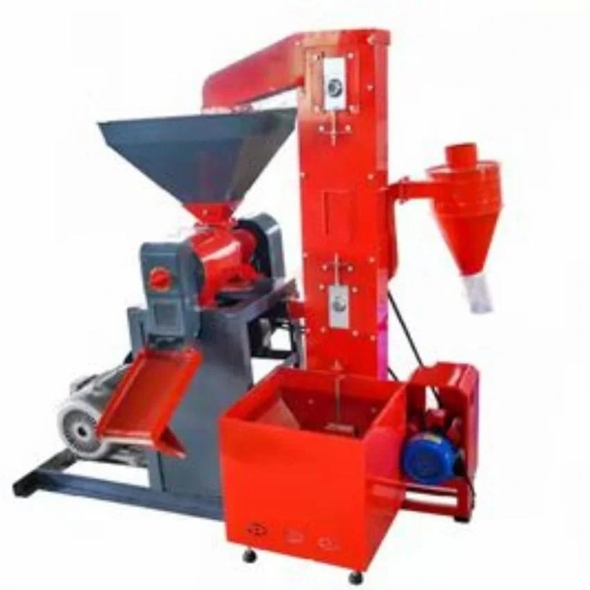 Semi Automatic SHIVAY 6N70 PRO RICE MILL, Single Phase