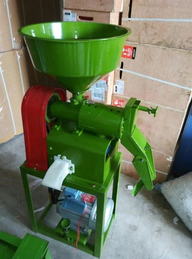 Semi-Automatic MS Mini Rice Mill, Single Phase, Capacity: 50 kg/Hr