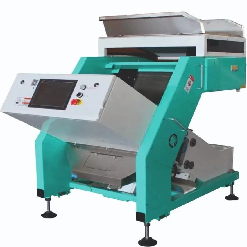 Semi Automatic Tri-chromatic Rgb Groundnut Color Sorter Machine, Single Phase, Capacity: 350-450KGS