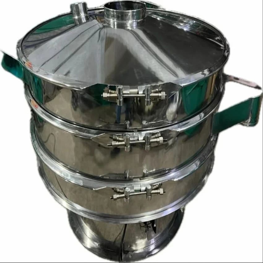 Powder Coated 2 HP Automatic Vibro Sieving Machine, Three Phase