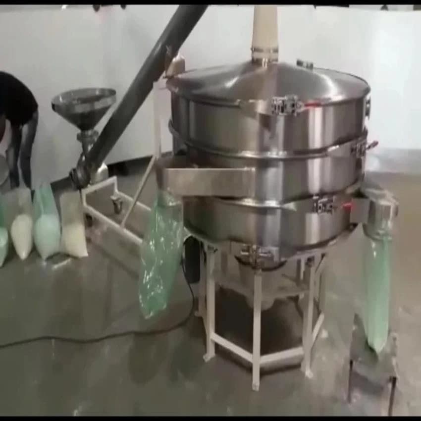 Automatic Powder Coated Sieving Machine