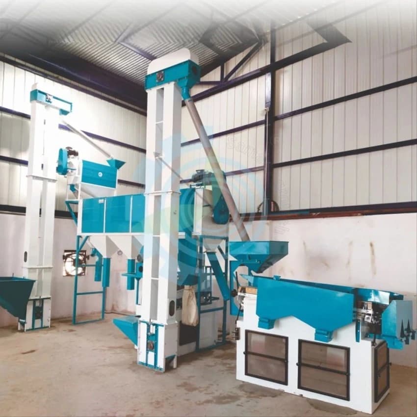 Samay Mild Steel Automatic Bajra Cleaning Machine, Three Phase, 2000 Kg Per Hour