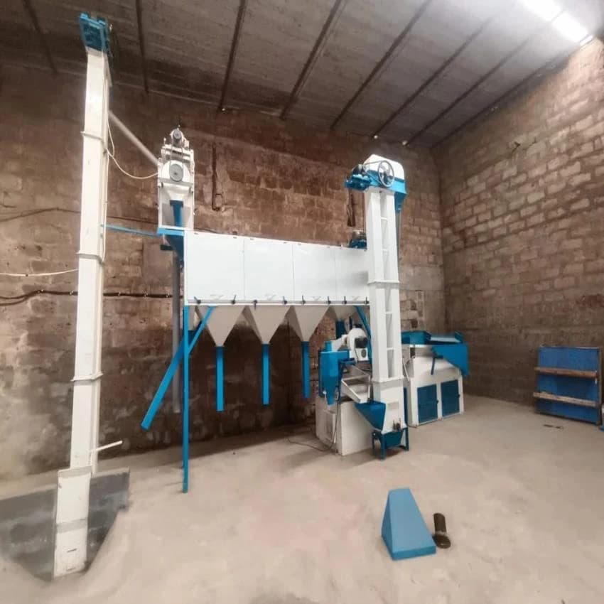 Automatic Powder Coated Wheat Cleaning Machine, Three Phase