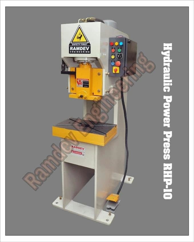 Hydraulic Power Press Machine, Model: RHPP - 10