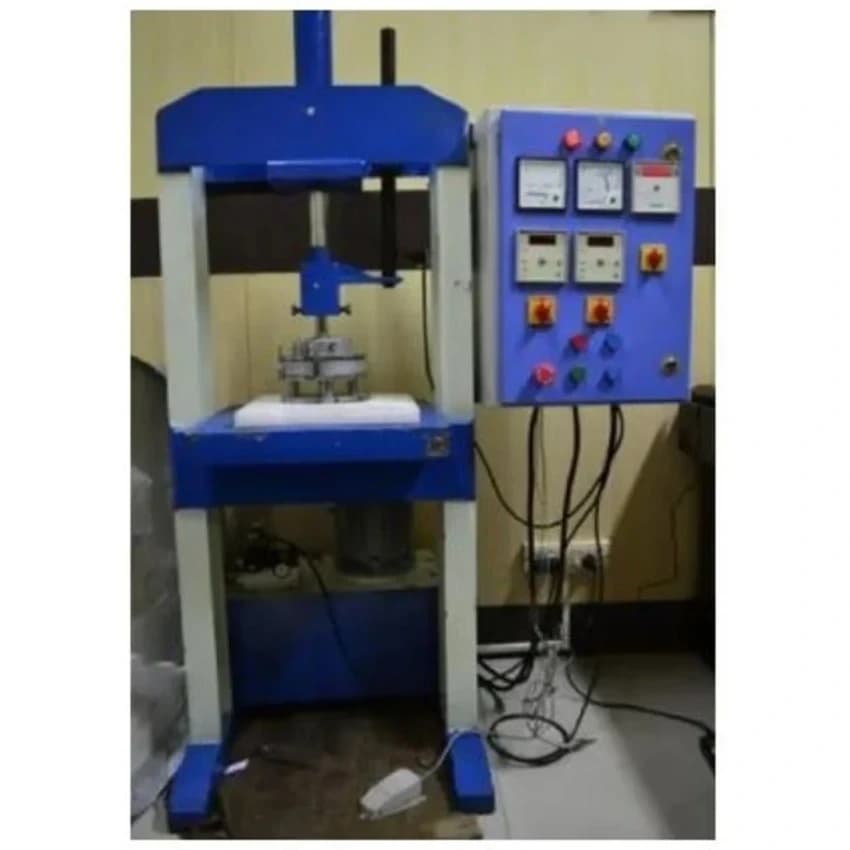 Single Die Hydraulic Paper Plate Making Machine, 220 V, 4-14