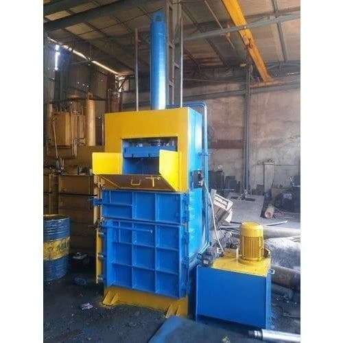 Mild Steel Hydraulic Scrap Baling Press, For Pet Bottle, Capacity: 10 - 500 Ton